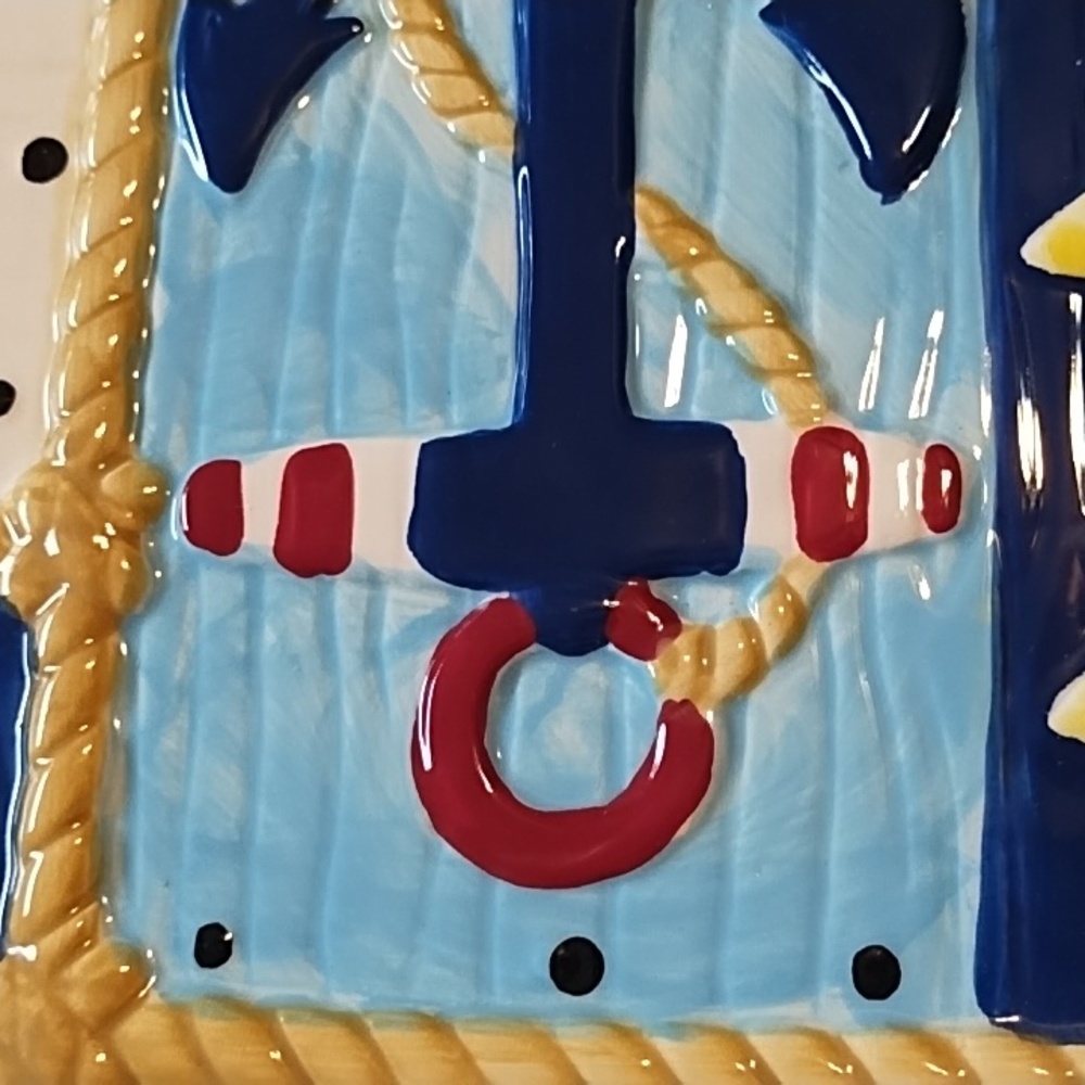 Nautical Themed Ceramic Platter - Picture 14 of 16